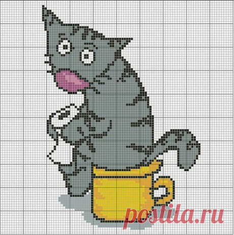 Котята. Схемки / Схемы вышивки крестиком / PassionForum - мастер-классы по рукоделию