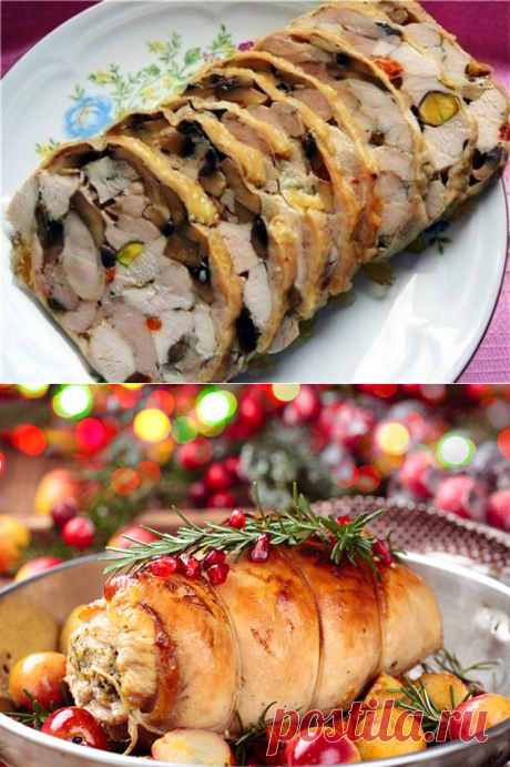 Что приготовить на Новый год 2018: мясной рулет с грибами - Smak.ua