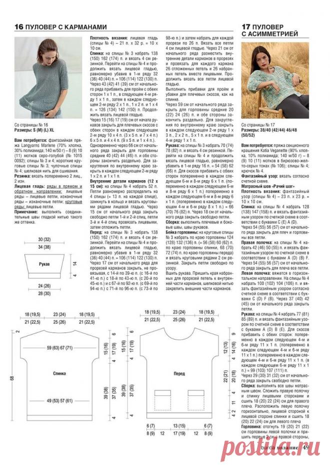 Новые описания летних моделей!!! Описания, схемы с выкройками. | knitting_in_trendd | Яндекс Дзен