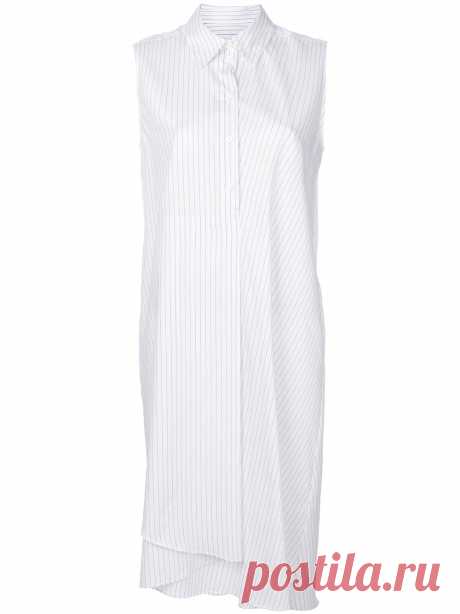 Mm6 Maison Margiela Полосатое платье-рубашка - Farfetch