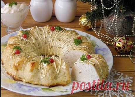 Куриное суфле в духовке.