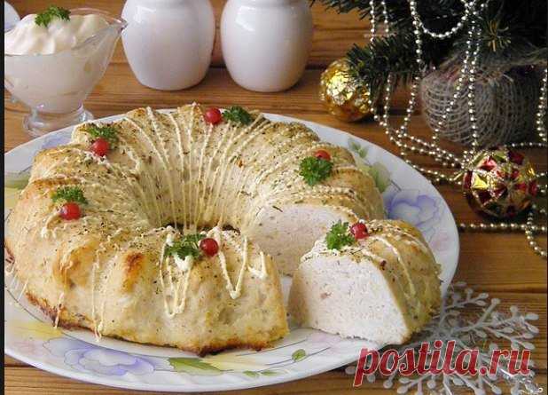 Куриное суфле в духовке.