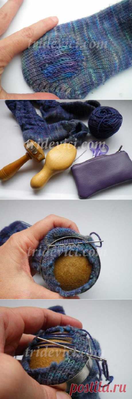 ИГОЛКА С НИТОЧКОЙ. Красивая и аккуратная штопка