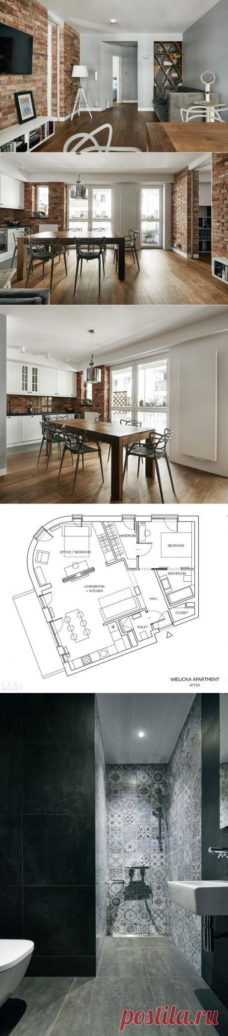 Современная квартира для молодой девушки в Кракове, Польша