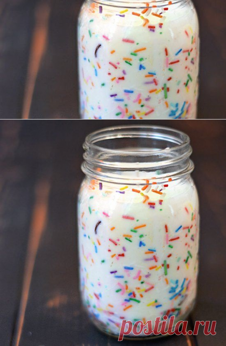 DIY Vela Funfetti