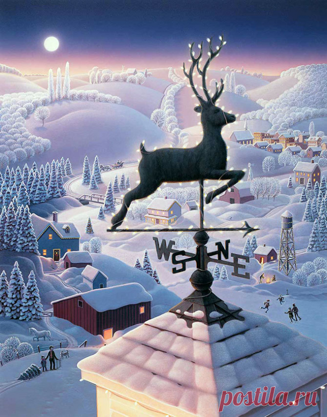 Зимняя сказка от Робин Молине