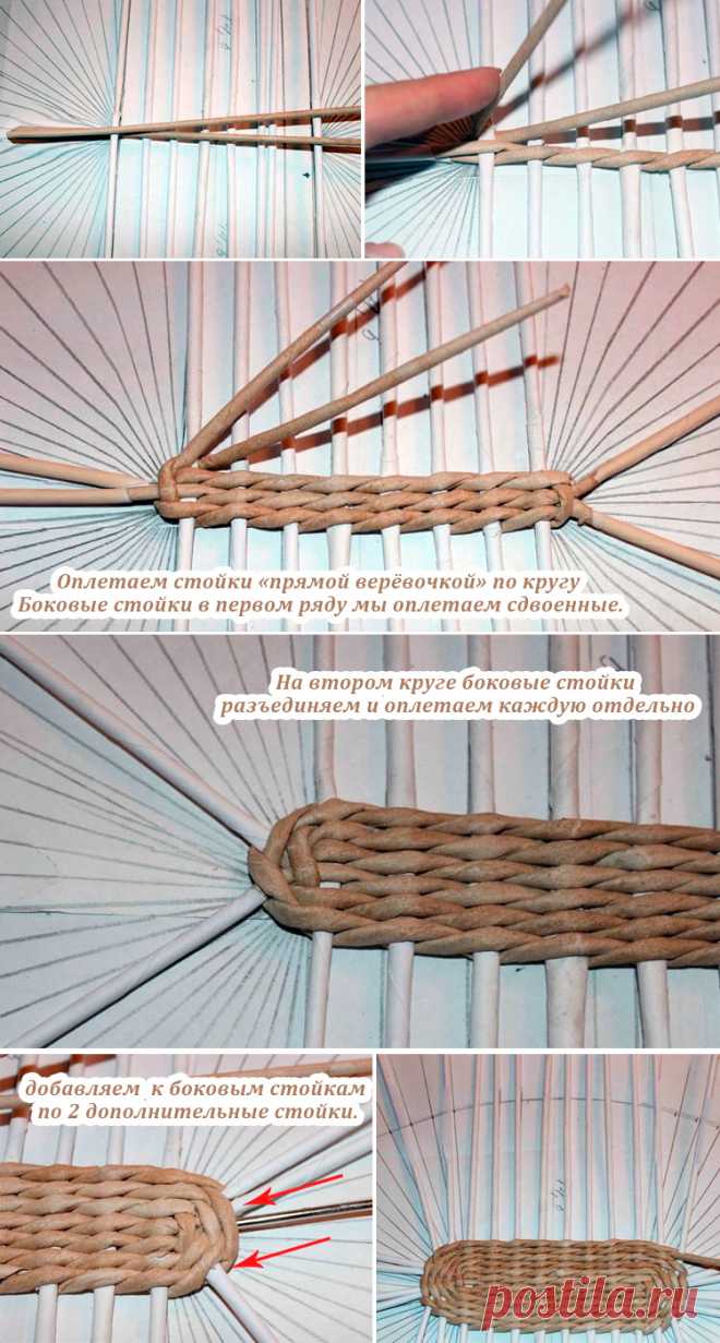 Плетение из газетных трубочек - Пошагово для начинающих - Новое за последние 3 месяца - Виды плетения - Видео уроки