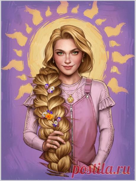 Чилийская художница представила, как выглядели бы принцессы Disney в наши дни