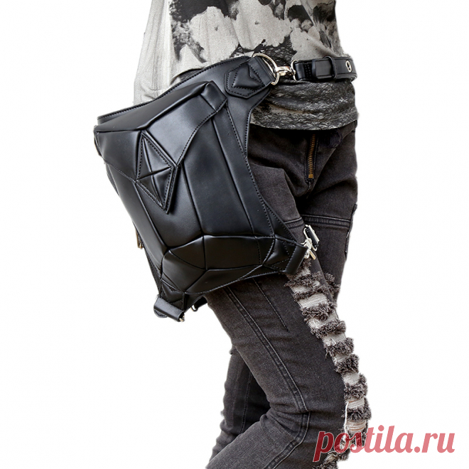 Fashion Gothic Steampunk Skull Retro Rock bag Men Women Waist Bag Shoulder Bag Phone Case Holder women messenger Bag 2017 купить на AliExpress
