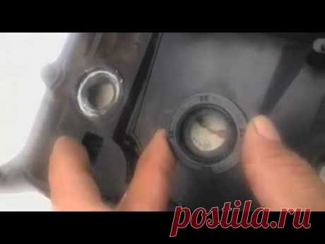 Замена сальников свечных колодцев Nissan Primera p12; QR20DE