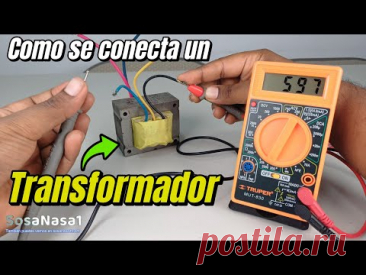 Como identificar por donde se conecta un transformador usando el multímetro digital