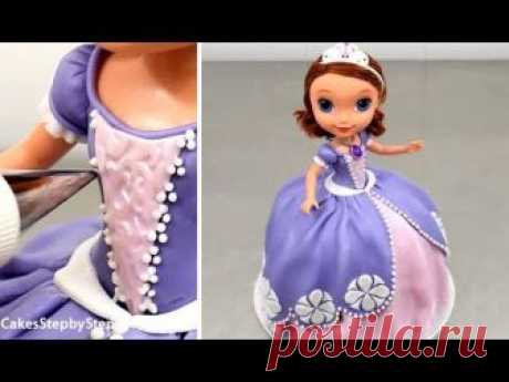SOFIA Princess Doll Cake by Cakes StepbyStep