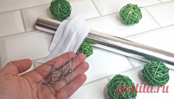 Придумала необычное устройство из фольги для заточки игл . Теперь все мои иглы острые и без ржавчины | Идеи DIY от Элен | Пульс Mail.ru Точим иглы простым способом