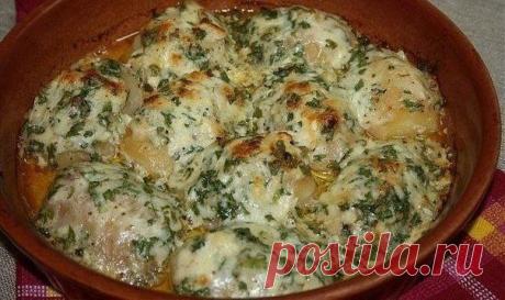 Картошка, запеченная в чесночном масле | Банк кулинарных рецептов