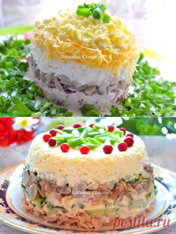 9 рецептов самых вкусных салатов от Натальи Чагай | Четыре вкуса