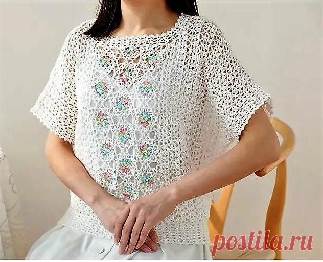 Ажурная кофточка Maoer Lixia