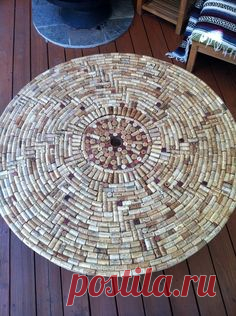 Wine Cork table top