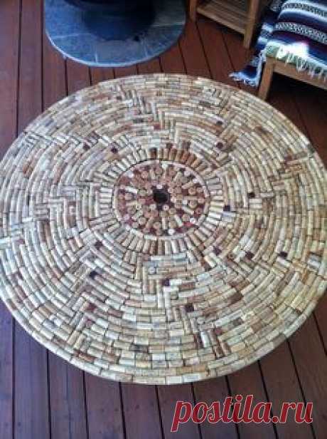Wine Cork table top