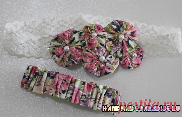 Повязки на голову для малышки Повязки на голову для малышки совсем несложно сделать своими руками. Покупать почти ничего не придется, все материалы можно найти в запасах рукодельницы