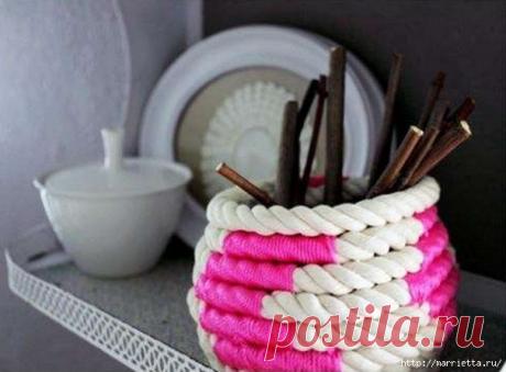 СТИЛЬНЫЕ КОВРИКИ ИЗ ВЕРЕВКИ. МАСТЕР-КЛАССЫ