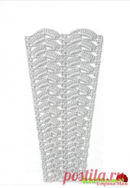 Схемы узоров для расширения полотна (крючок) - Вязание - Страна Мам