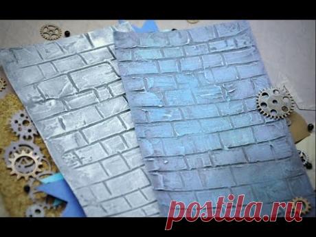 Имитация кирпичной поверхности !!!