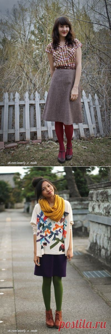 Look! Цветные колготки! — Модно / Nemodno