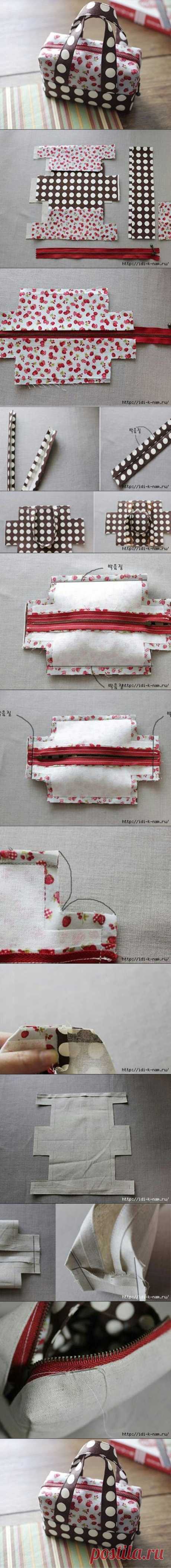 Wonderful DIY Cute Mini Fabric Tote