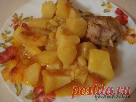 Жаркое из курицы в духовке