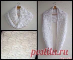 Ажурный хомут узором 