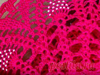 Видео мастер-класс: отделка одежды в технике «вязание с бисером»