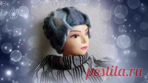 Двойная шапка-носок из секционки .Вяжем с Людмилой Тен #ЛюдмилаТен | Дневник вязальщицы | Дзен