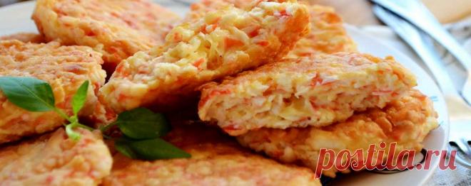 Котлеты из крабовых палочек и яиц • Пошаговый рецепт Котлеты из крабовых палочек и яиц — пошаговый рецепт приготовления с подробным описанием. Как приготовить дома и сделать вкусно и просто