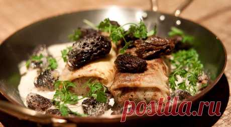Блины со сморчками от Ильи Захарова. Пошаговый рецепт с фото на Gastronom.ru
