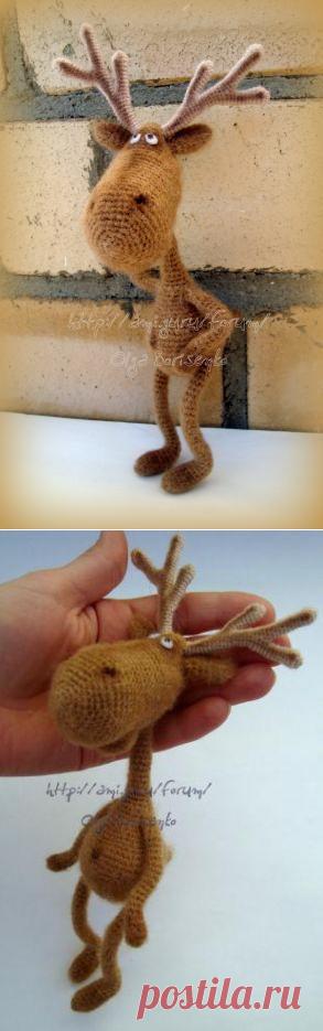 Олень  ❍ Kris Crochet ❍ Вязаные игрушки и не только)