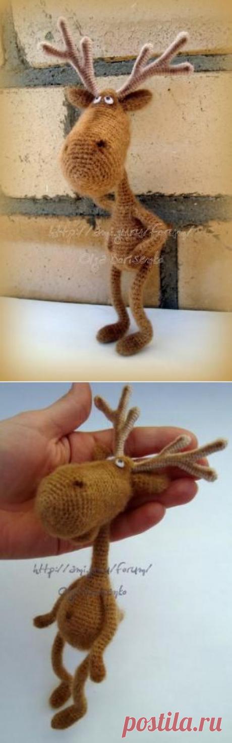 Олень  ❍ Kris Crochet ❍ Вязаные игрушки и не только)