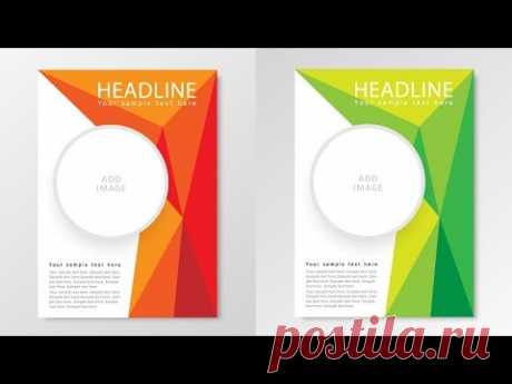 Illustrator tutorial - Flyer design template