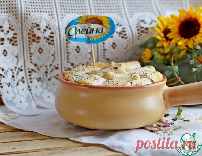 Блины с творогом в сметанной заливке – кулинарный рецепт