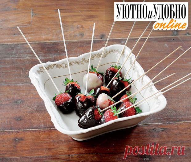 Наши рецепты. Шоколадное фондю из клубники - Muratordom.com.ua