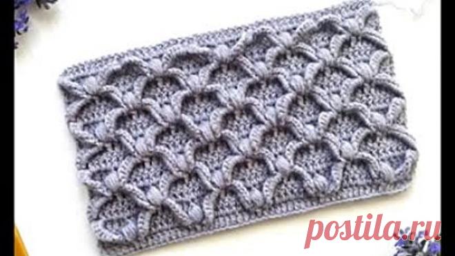 Узор крючком Паучки__Crochet pattern Spiders