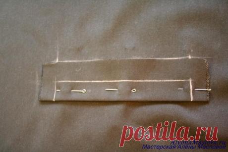 Изготовление прорезного кармана с листочкой (Шитье и крой) | Журнал Вдохновение Рукодельницы