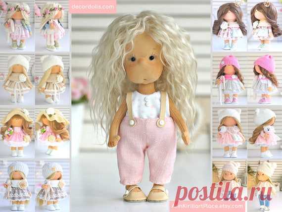 Love Summer Doll Valentines Decor Doll Interior Design Doll | Etsy Hello, dear visitors!  This is handmade textile doll created by Master Maria L (Kazan, Russia).  Doll can be made by Order. Doll is 22 cm (8.6 inch) tall.  All dolls on the photo are made by master Maria L. You can see all dolls by Maria L by search in our shop: