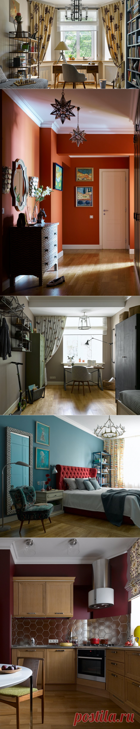 Интерьер недели: цветная квартира в «сталинке» — INMYROOM
