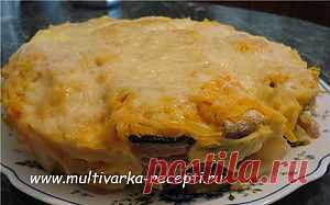 Горбуша, запечённая с картофелем в мультиварке |