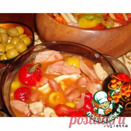 Фасоль с ушами - кулинарный рецепт