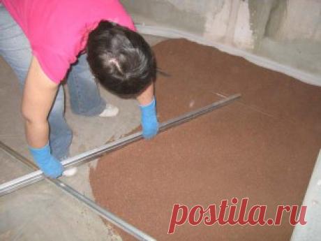 Все о сухой стяжке пола