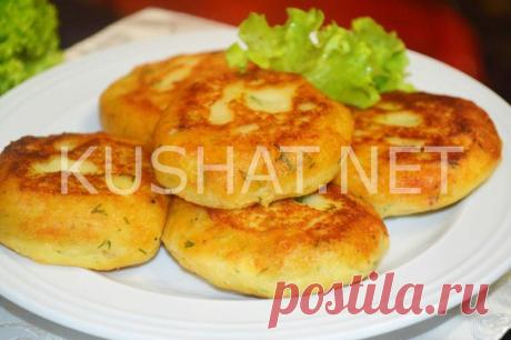 Картофельные котлеты с сыром и укропом. Пошаговый рецепт с фото - Кушать нет