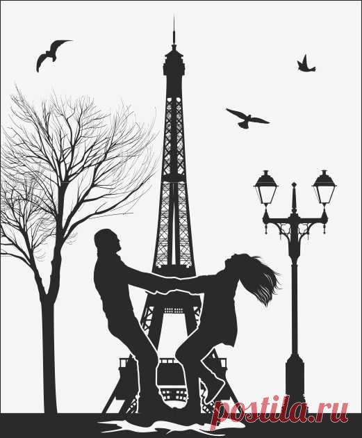 Пескоструйный рисунок Париж