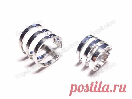 Фаланговые кольца на руку &quot;Трио&quot; от Amorem