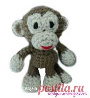 Monkey Free Crochet Pattern ~ Amigurumi To Go